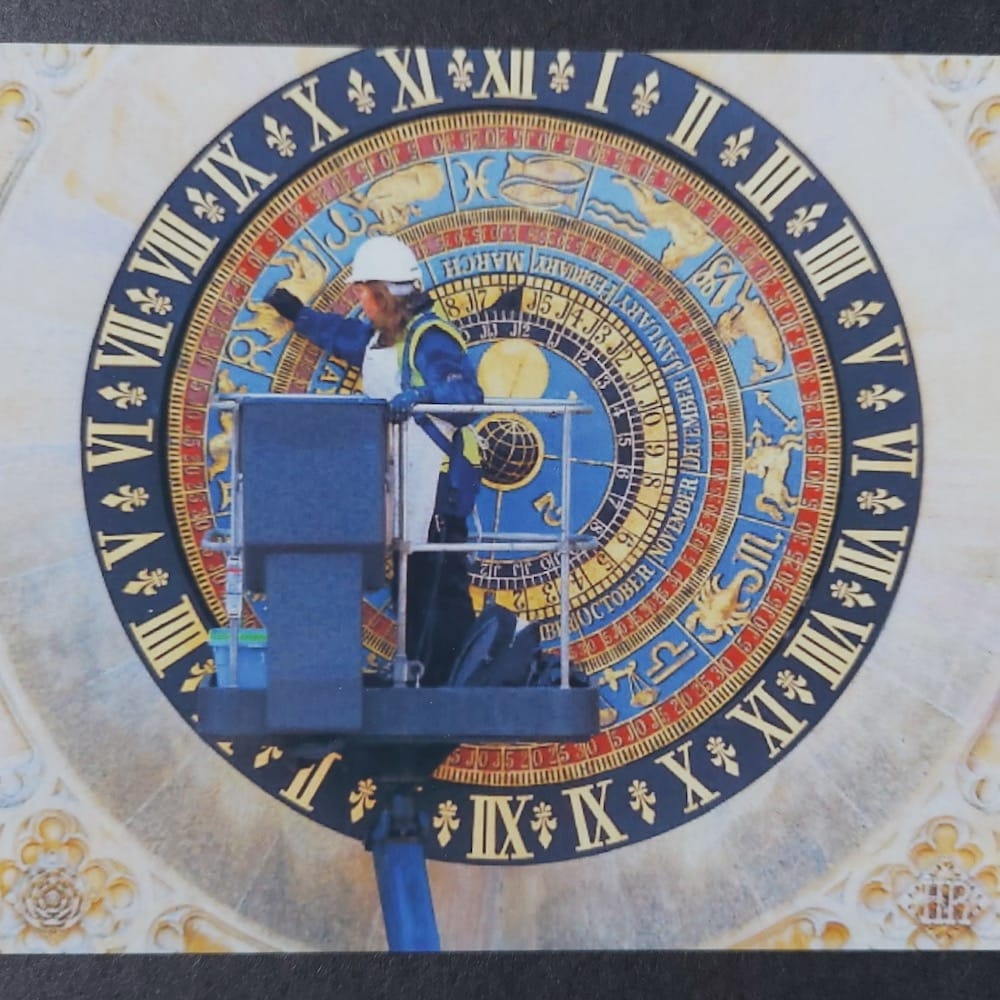 Restoration of Hampton Court astronomical clock